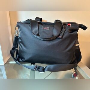 Tumi black tote